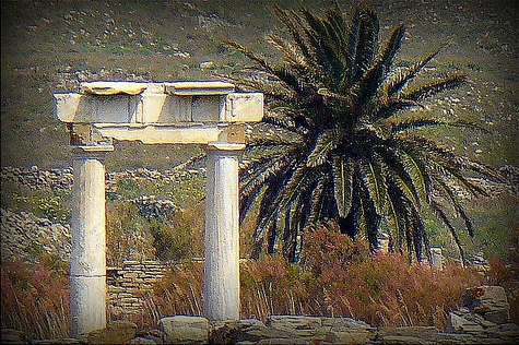 Delos nacimiento Apolo, C�cladas