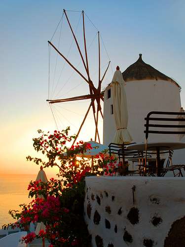 santorini-molino Foto de Santorini