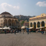 El barrio de Monastiraki en Atenas