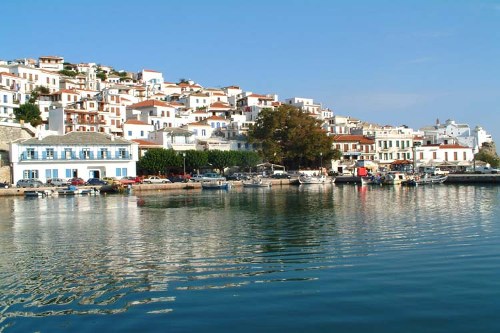 La ciudad de Skopelos